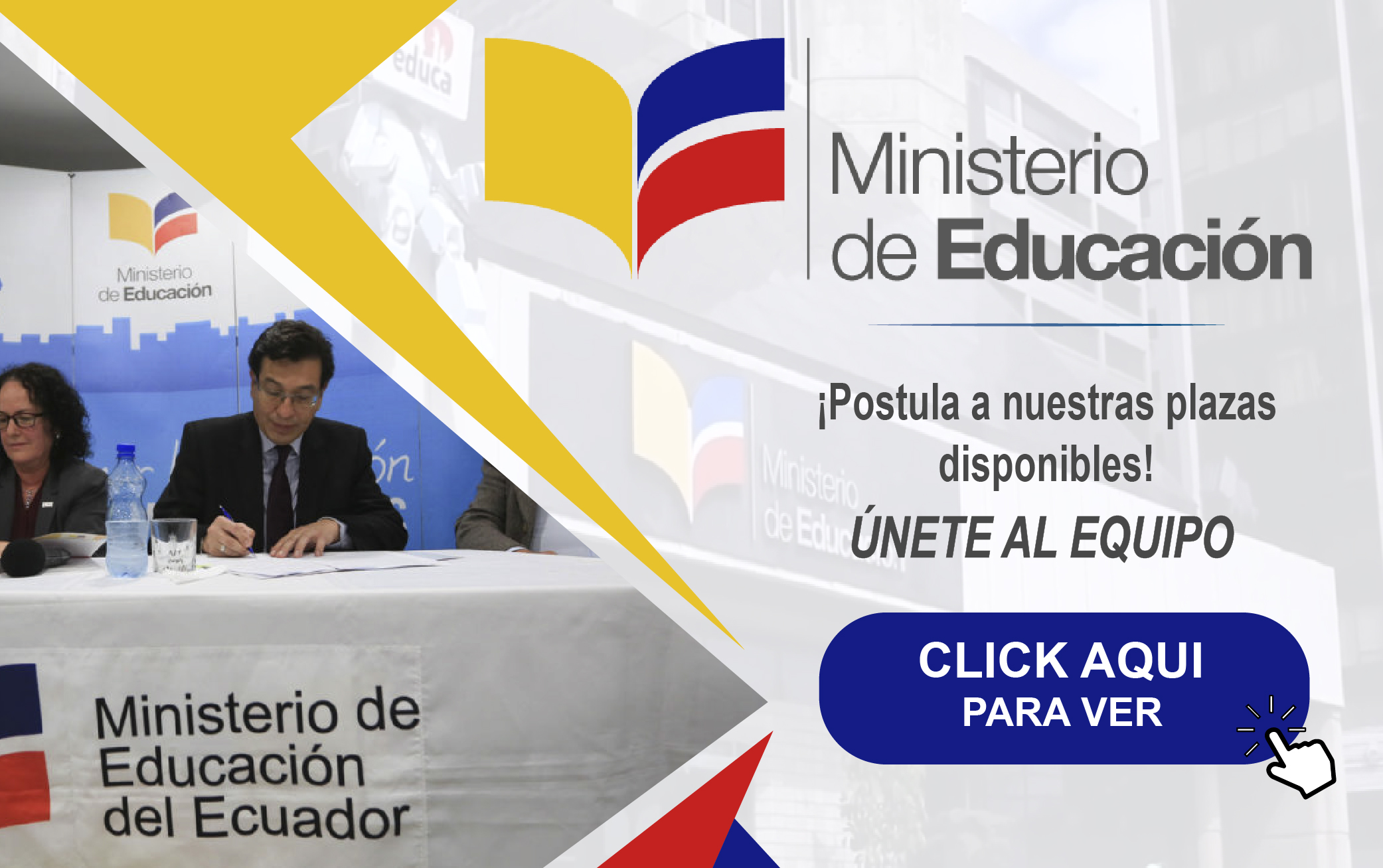¡Únete al Equipo Educativo! Oportunidad Laboral en el Ministerio de Educación de Ecuado