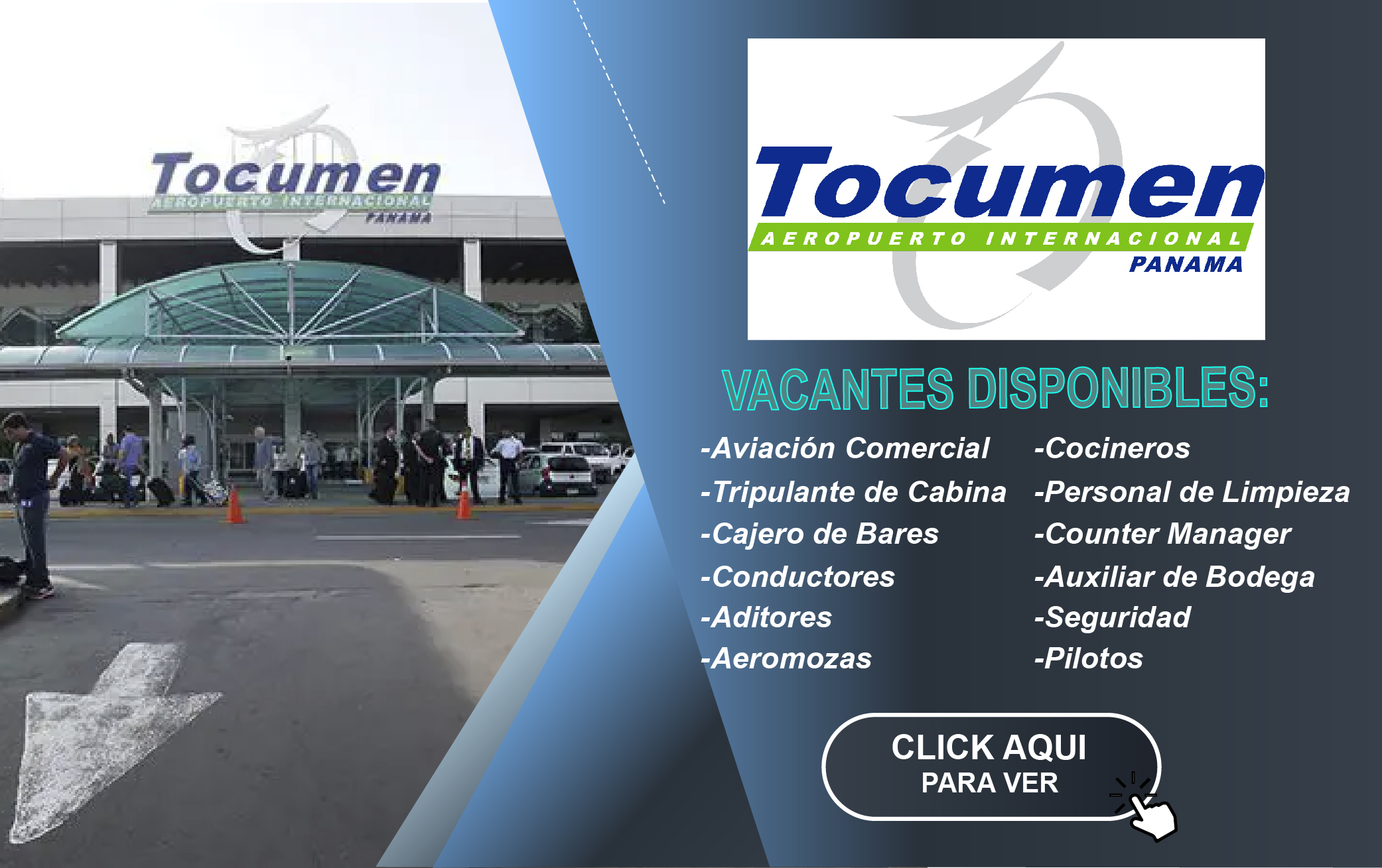 Oportunidad Laboral: Convocatoria de Trabajo en el Aeropuerto Internacional de Tocumen